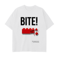 bite,bitestudios,graphic tee,lego inspired,bitten object,impossible series,surreal design,streetwear,statement shirt,minimal